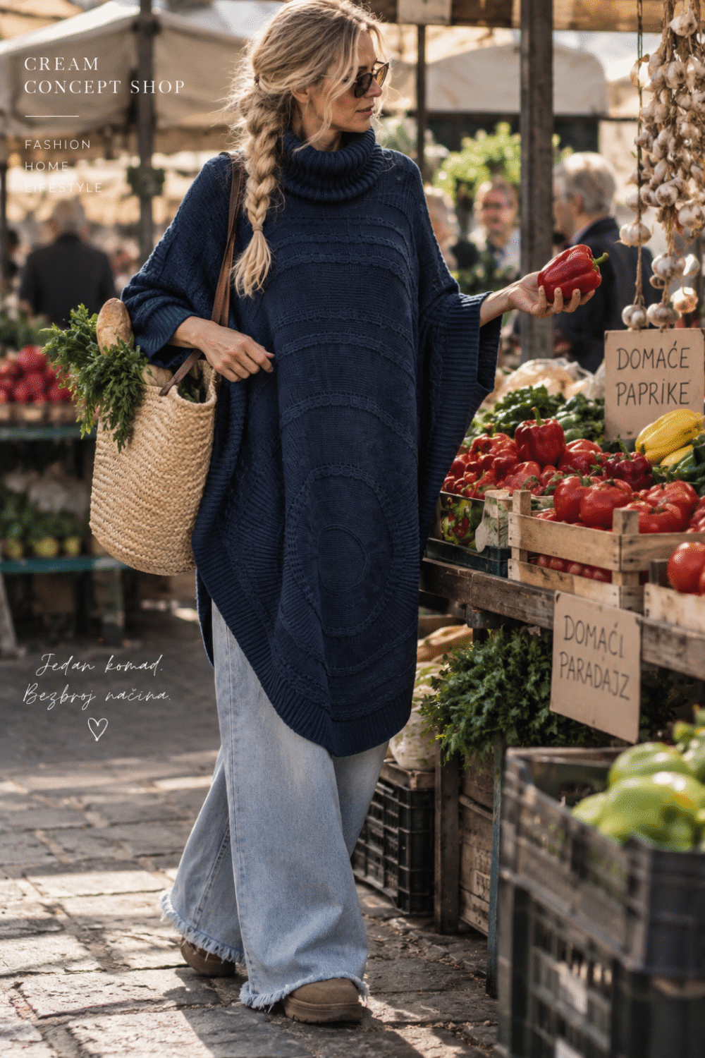 COCOON PONČO – TEGET